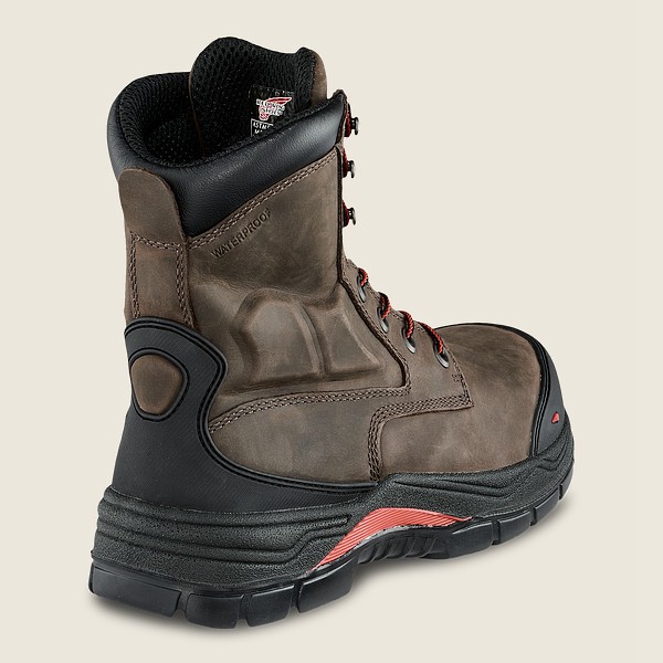 Red Wing Safety Boots Dark Grey - Mens King Toe® Adc - 8-inch Waterproof Csa Metguard Toe - 1764-JCA